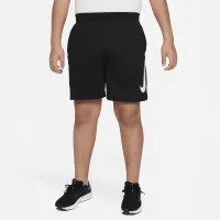 Nike Dri-FIT Multi+ Big детские (для мальчиков) Graphic тренировочные шорты (Extended Size) цвет черный