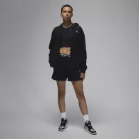 Nike Jordan Brooklyn Fleece жіноча Full-Zip Толстовка з капюшоном колір чорний