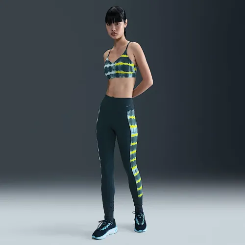 Nike x Norцвет черный Norцвет белый женская С высокой Талией 7/8 Printed лосины синий