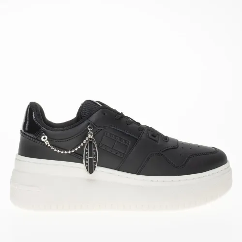 Кроссовки Tommy Jeans TJW Retro Flatform Charm EN0EN02421-BDS - Черные