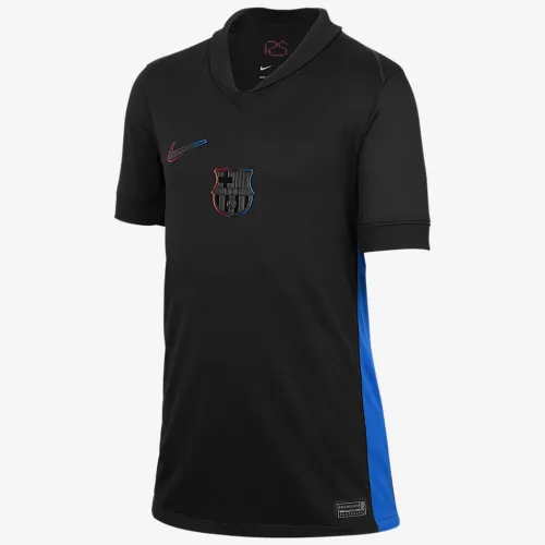 Gavi Barcelona 2024/25 Stadium Away Bid детские Nike Dri-FIT Soccer Jersey цвет черный