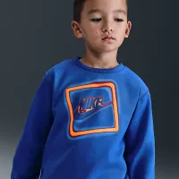 Nike Glow With Me Little детские Lightweight Fleece 2-Piece Crew набор синий