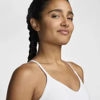 Nike Indy жіноча Light-Support Padded Sports Bra Tank колір білий