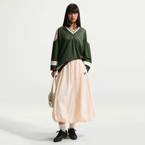 Nike Sportswear Windrunner жіноча спідниця колір білий