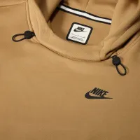 Nike Sportswear Tech Fleece женская оверсайз Толстовка с капюшоном цвет коричневый