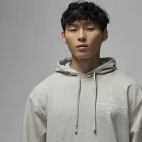 Nike Jordan Sport чоловічі Dri-FIT Fleece Pullover Толстовка з капюшоном колір сірий