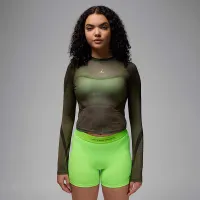 Nike Jordan Sport женская Dri-FIT Long-Sleeve Top цвет черный