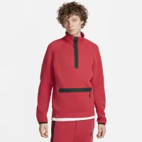 Nike Sportswear Tech Fleece мужские 1/2-Zip свитшот цвет красный