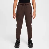 Nike Sportswear Tech Fleece Big дитячі Joggers колір коричневий