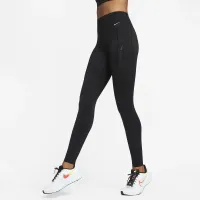 Nike Go жіноча Firm-Support З високою талією Full-Length лосіни з кишенямиколір чорний