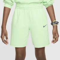 Nike Sportswear Big дитячі (Girls') Dri-FIT Fleece шорти колір зелений