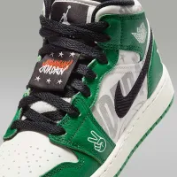 Nike Air Jordan 1 Mid SE Big дитячі Кросівки колір зелений