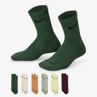 Nike Dri-FIT Performance Basics Little детские Crew носки (6 пары) цвет зеленый