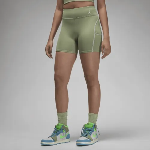 Nike Jordan Sport жіноча шорти колір зелений