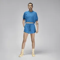Nike Jordan женская Knit Cropped Top синий
