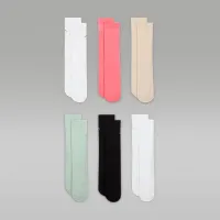 Nike Jordan Everyday Essentials Big дитячі Crew шкарпетки (6 пар) колір зелений