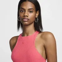 Nike Sportswear Chill Rib женская Slim Sleeveless Midi Костюм Pink