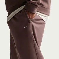 Nike Solo Swoosh мужские Cuffed Fleece Pants цвет фиолетовый