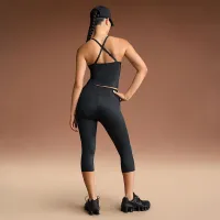 NikeSKIMS Shine женская V-Neck Tank Top цвет черный