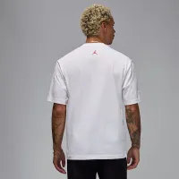 Nike Jordan Brand мужские Sneaker Patch футболка цвет белый