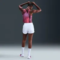 Nike AeroSwift женская Dri-FIT ADV Cropped Running Tank Top цвет фиолетовый