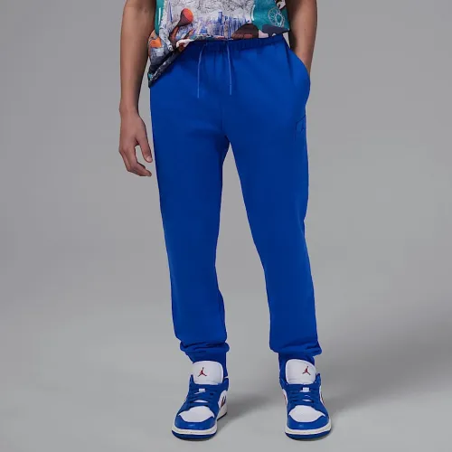 Nike Jordan MJ Flight Big детские Fleece Pants синий