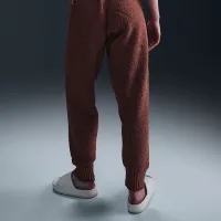 Nike Sportswear Phoenix Cozy Букле женская С высокой Талией оверсайз Knit Pants цвет коричневый