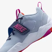Nike Team Hustle D 12 Big детские баскетбольные Кроссовки цвет серый