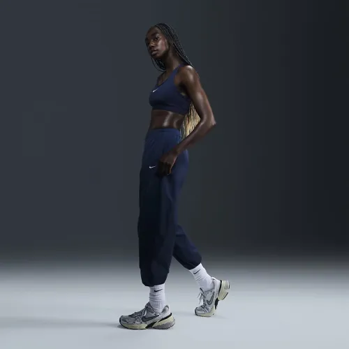 Nike Sportswear Essential женская Mid-Rise оверсайз Woven Joggers синий