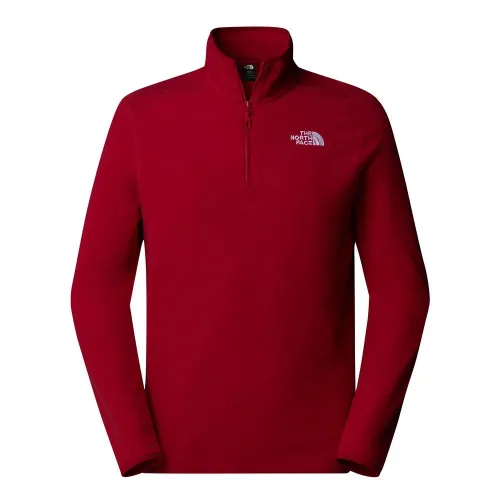 Кофта/футболка The North Face 100 Glacier 1/4 Zip Fleece 0A855W3RO1 - Червона