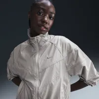 Nike Windrunner женская Loose Woven Куртка цвет серый