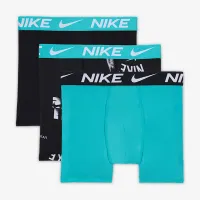 Nike Dri-FIT Essentials Big дитячі Printed труси (3 пари) колір зелений