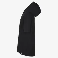 Boston Celtics Big дитячі Nike Short-Sleeve Толстовка з капюшоном колір чорний