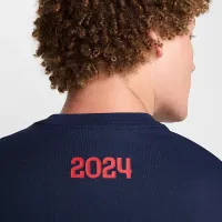 Paris Saint-Germain Away мужские Nike Nike Soccer футболка синий