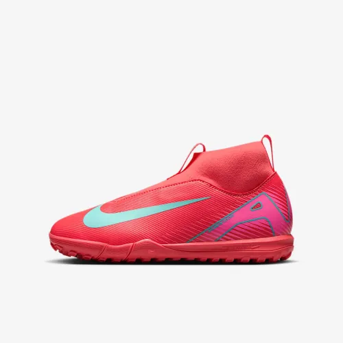 Nike Jr. Mercurial Superfly 10 Academy Little/Big детские TF High-Top Soccer Кроссовки цвет красный