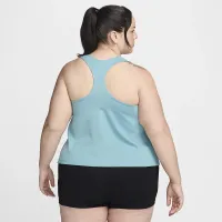 Nike Swoosh жіноча Medium-Support Padded Sports Bra Tank (великі розміри) блакитний