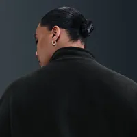 Nike One женская Therma-FIT 1/2-Zip оверсайз Top (большие размеры) цвет черный