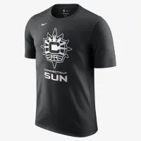 Connecticut Sun Nike WNBA Iridescent Logo футболка колір чорний