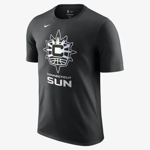 Connecticut Sun Nike WNBA Iridescent Logo футболка колір чорний