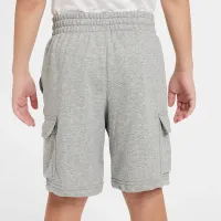 Nike Sportswear Club Big дитячі French Terry Cargo шорти колір сірий