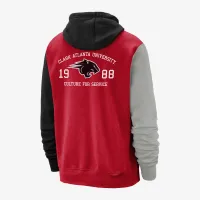 Clark Atlanta Club Fleece чоловічі Nike College Толстовка з капюшоном колір червоний