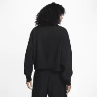 Nike Sportswear Plush женская оверсайз Crew-Neck Mod Crop свитшот цвет черный
