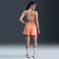 Nike Tempo женская Dri-FIT Mid-Rise Brief-Lined Running шорты Orange