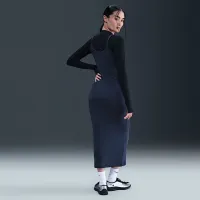 Nike Sportswear Chill Knit жіноча Tight Mini-Rib Tank Костюм блакитний