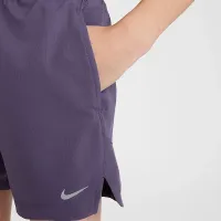 Nike Multi Tech EasyOn Big детские (для мальчиков) Dri-FIT тренировочные шорты цвет фиолетовый