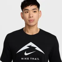 Nike Dri-FIT чоловічі Trail Running футболка колір чорний