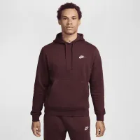 Nike Sportswear Club Fleece Pullover Толстовка с капюшоном цвет красный
