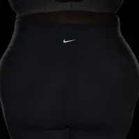 Nike One женская С высокой Талией 7/8 лосины с карманами(большие размеры) цвет серый