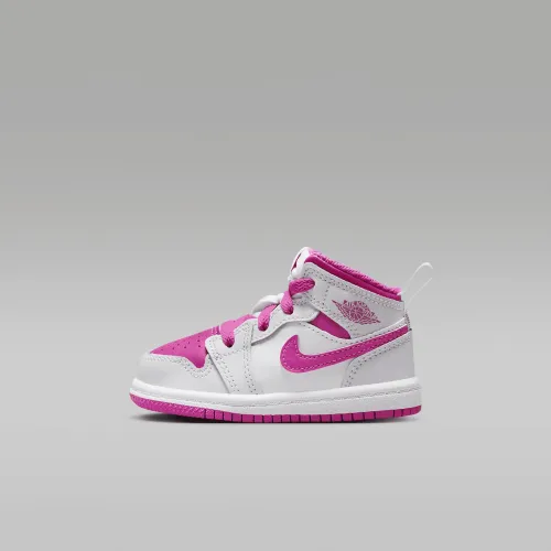 Nike Jordan 1 Mid Baby/Toddler Кросівки колір сірий