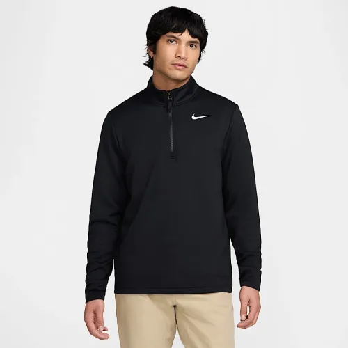 Nike Victory чоловічі Dri-FIT Therma Flex 1/2-Zip для гольфу Top колір чорний